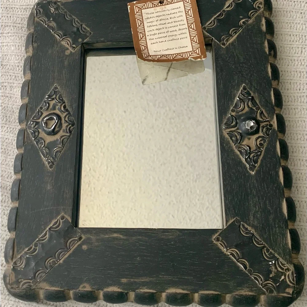 Hand Crafted black wood